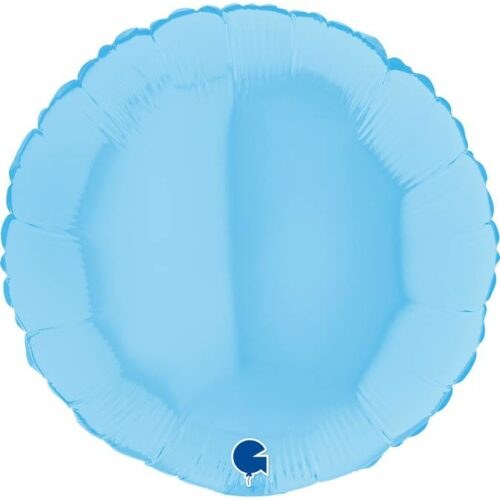 Nafukovací balónek kulatý 46cm světle modrý - Grabo