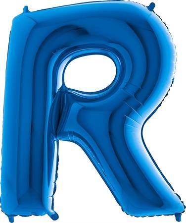 Nafukovací balónek písmeno R modré 102 cm - Grabo