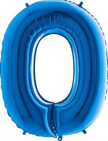 Nafukovací balónek písmeno O modré 102 cm - Grabo