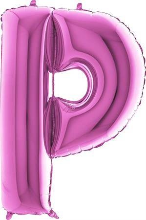 Nafukovací balónek písmeno P růžové 102 cm - Grabo