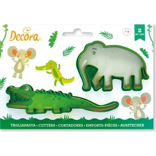 Vykrajovátka slon a krokodýl - Decora