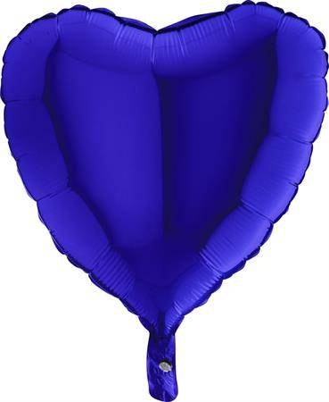 Nafukovací balónek modré srdce 46 cm - Grabo