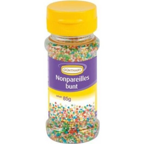 Cukrové miniperličky na zdobení 85g barevné - Gunthart