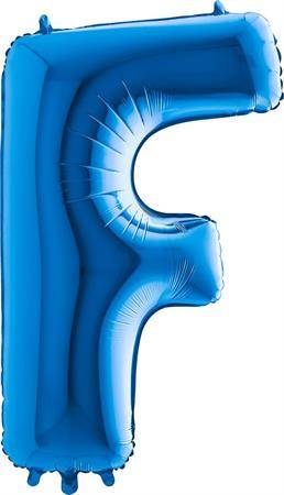 Nafukovací balónek písmeno F modré 102 cm - Grabo