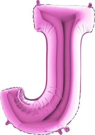 Nafukovací balónek písmeno J růžové 102 cm - Grabo
