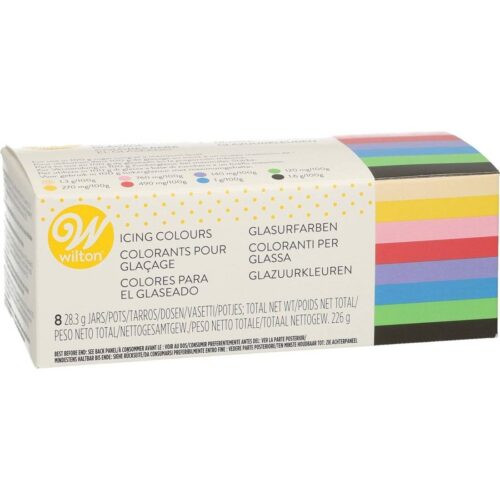 Wilton Sada gelových barev Icing Color Kit 8 x 28g