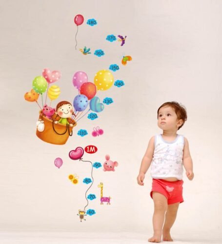 Samolepka na zeď  Metr z balónků - nalepimeto