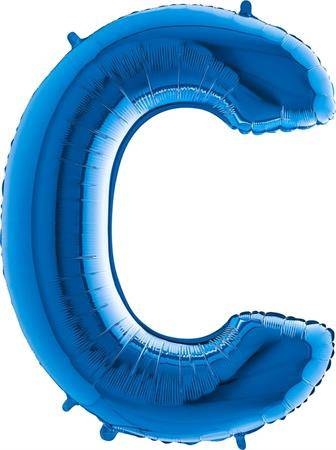 Nafukovací balónek písmeno C modré 102 cm - Grabo