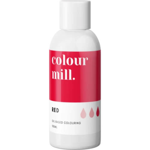 Olejová barva 100ml vysoce koncentrovaná červená - colour mill