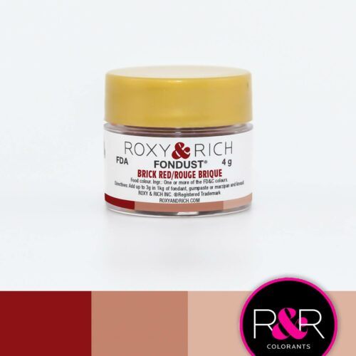 Prachová barva 4g cihlově červená - Roxy and Rich