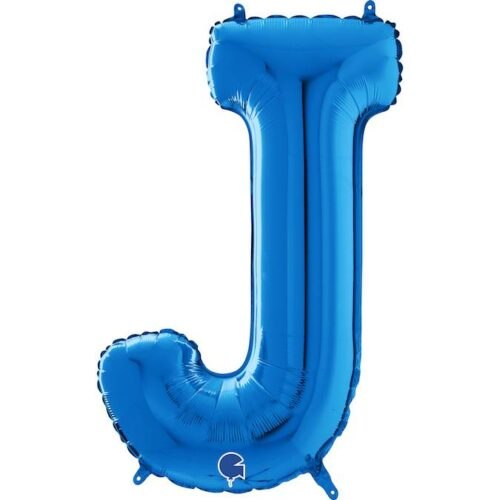 Nafukovací balónek písmeno J modrá 66 cm - Grabo