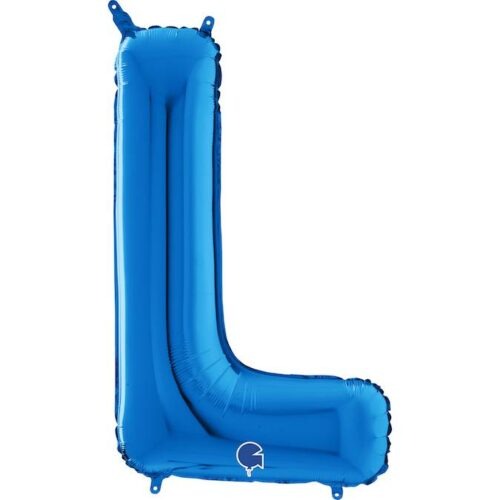 Nafukovací balónek písmeno L modrá 66 cm - Grabo