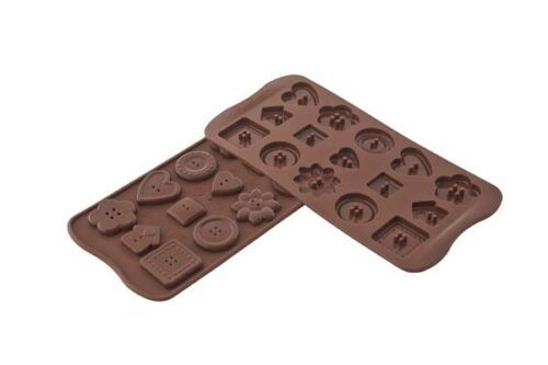 Silikomart forma na čokoládu Choco Buttons