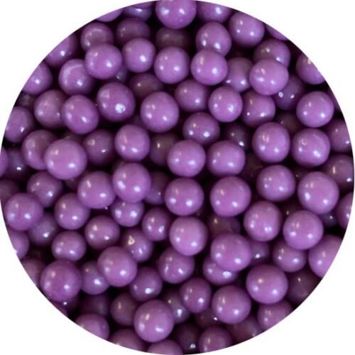Cukrové perličky 4mm fialové 80g - Scrumptious