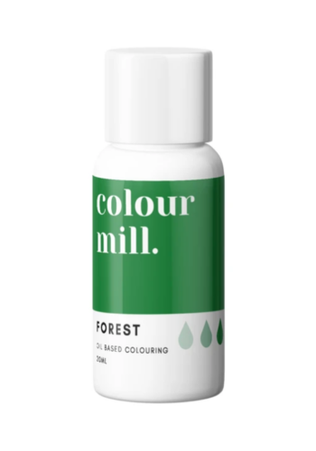 Olejová barva 20ml vysoce koncentrovaná zelený les - colour mill