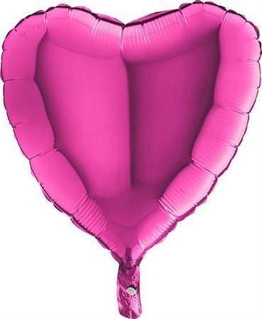 Nafukovací balónek růžové srdce 46 cm - Grabo