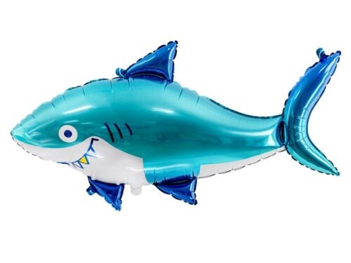 Foliový balónek žralok 92 x 48 cm - PartyDeco