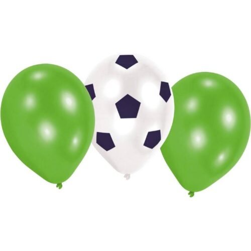 Latexové balónky na fotbalovou párty 6ks 22