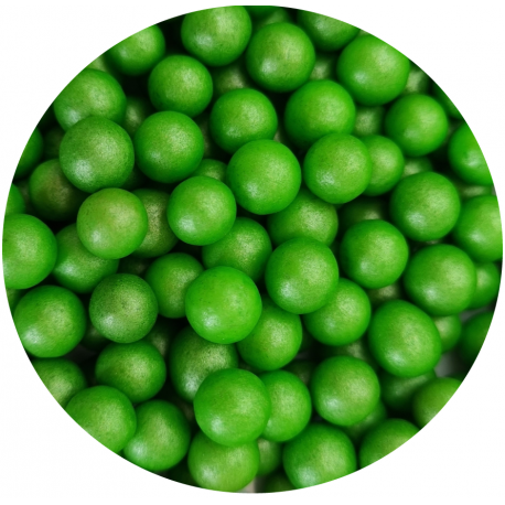 Cukrové perličky zelené 60g - Dekor Pol