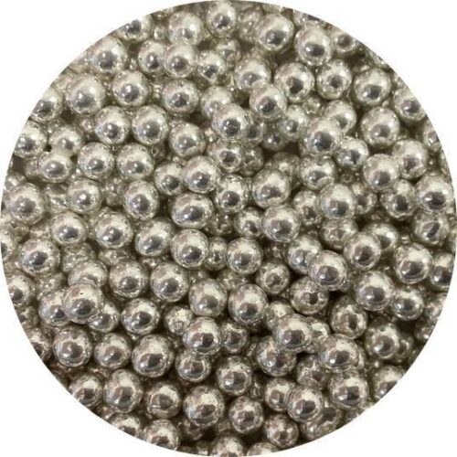 Cukrové perly stříbrné střední (1 kg) - dortis