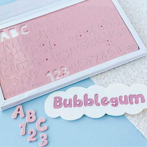 Vytlačovací abeceda Bubblegum - Sweet Stamp