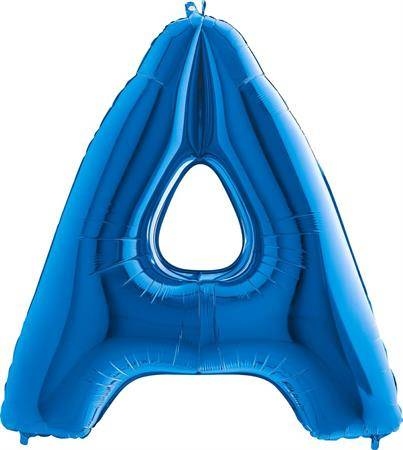 Nafukovací balónek písmeno A modré 102 cm - Grabo