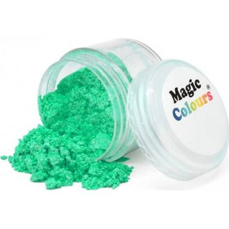 Jedlá prachová perleťová barva 8ml Turquoise Glamour - Magic Colours