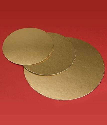 Papírová podložka na dort zlatý 32cm - Modecor