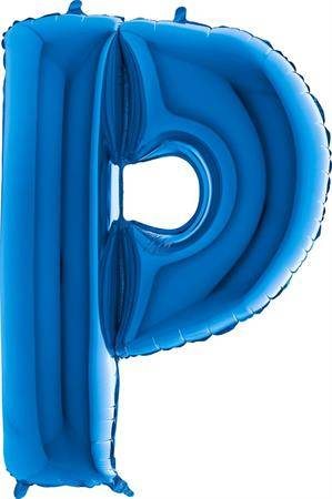 Nafukovací balónek písmeno P modré 102 cm - Grabo