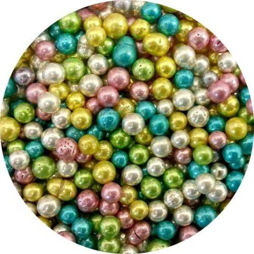 Cukrové perly duhové (50 g) - dortis