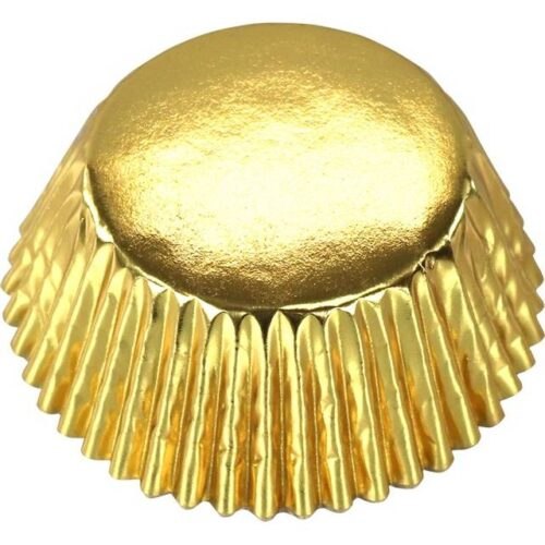 Foliový košíčky na cupcake zlatý 30ks - PME