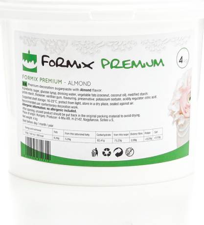 Formix-Prémium - Vanilková hmota (4 kg) - dortis