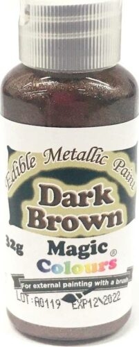 Tekutá metalická barva Magic Colours (32 g) Dark Brown - Magic Colours
