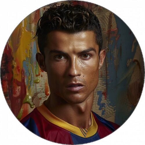 Jedlý papír Cristiano Ronaldo v dresu Barcelony 19