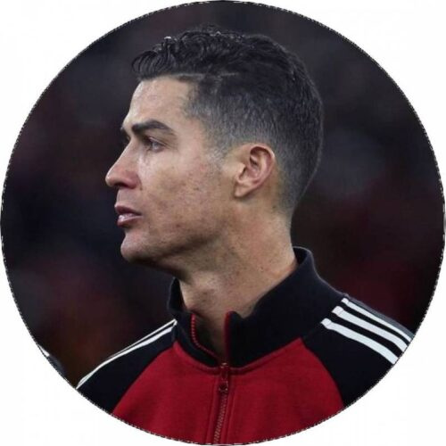 Jedlý papír Cristiano Ronaldo z profilu 19