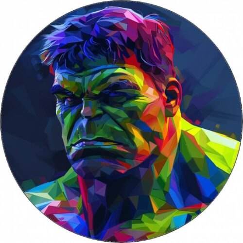 Jedlý papír Hulk barevná animace 19