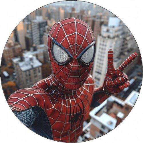 Jedlý papír Spiderman selfie 19