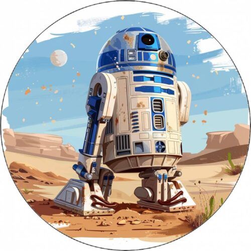 Jedlý papír Star wars R2-D2 19