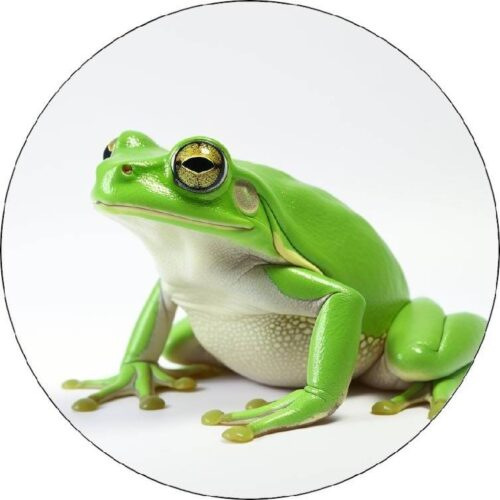 Jedlý papír zelená žába 19