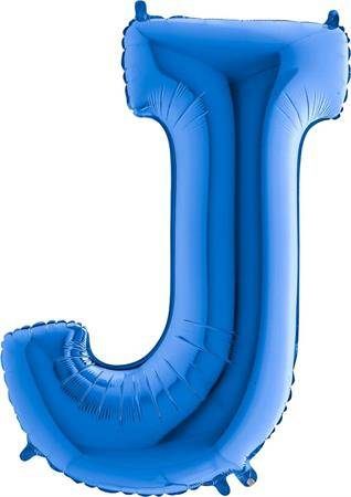 Nafukovací balónek písmeno J modré 102 cm - Grabo