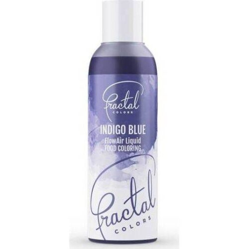 Airbrush barva tekutá Fractal - Indigo Blue (100 ml) - dortis