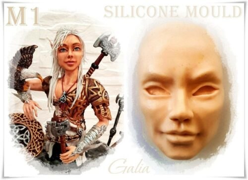 Silikonová forma hlava ženy - Galias Moulds