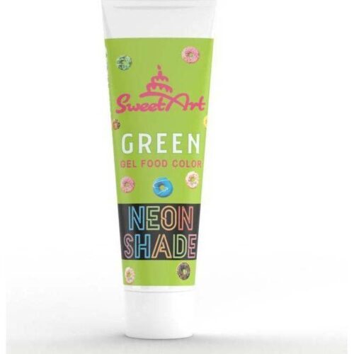 SweetArt gelová barva neonový efekt tuba Green (30 g)