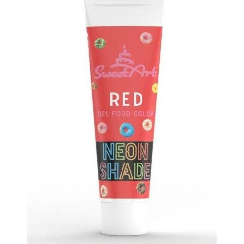 SweetArt gelová barva neonový efekt tuba Red (30 g)