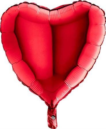 Nafukovací balónek červené srdce 46 cm - Grabo