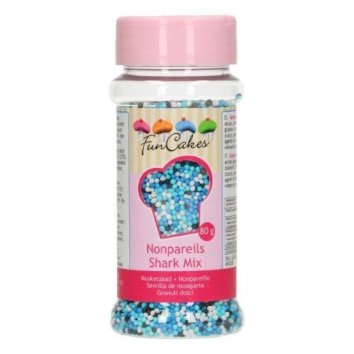 Cukrové perličky modro bílé 80g - FunCakes