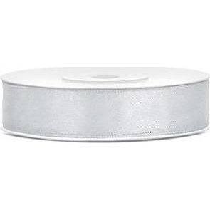 Stříbrná stuha 12 mm x 25 m (1 ks) - dortis
