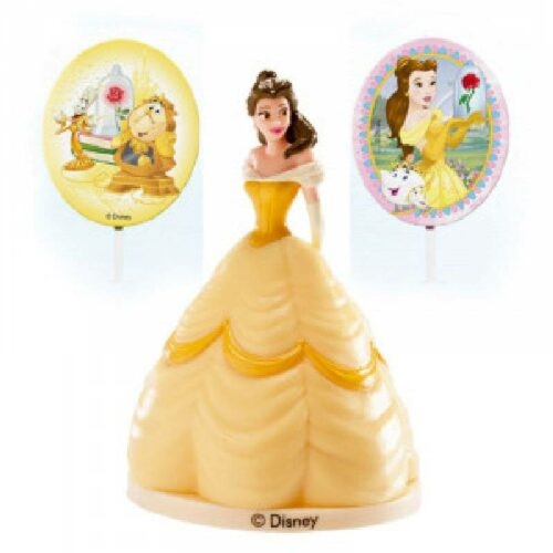 Figurka na dort princezna Bella a ozdoby - Dekora