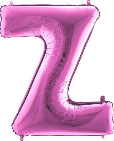 Nafukovací balónek písmeno Z růžové 102 cm - Grabo