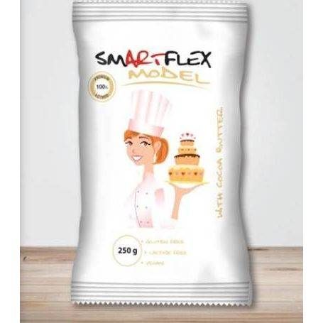 Smartflex Model s kakaovým máslem 250 g v sáčku (Modelovací hmota na dorty) - Smartflex